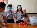 吃瓜比赛蒙眼情侣,趣味横生，甜蜜对决