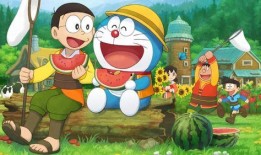 多拉a梦吃瓜,瓜果飘香，欢乐无限